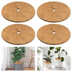 Front view of Legigo Coconut Fiber Mulch Ring 11.8 Inch
