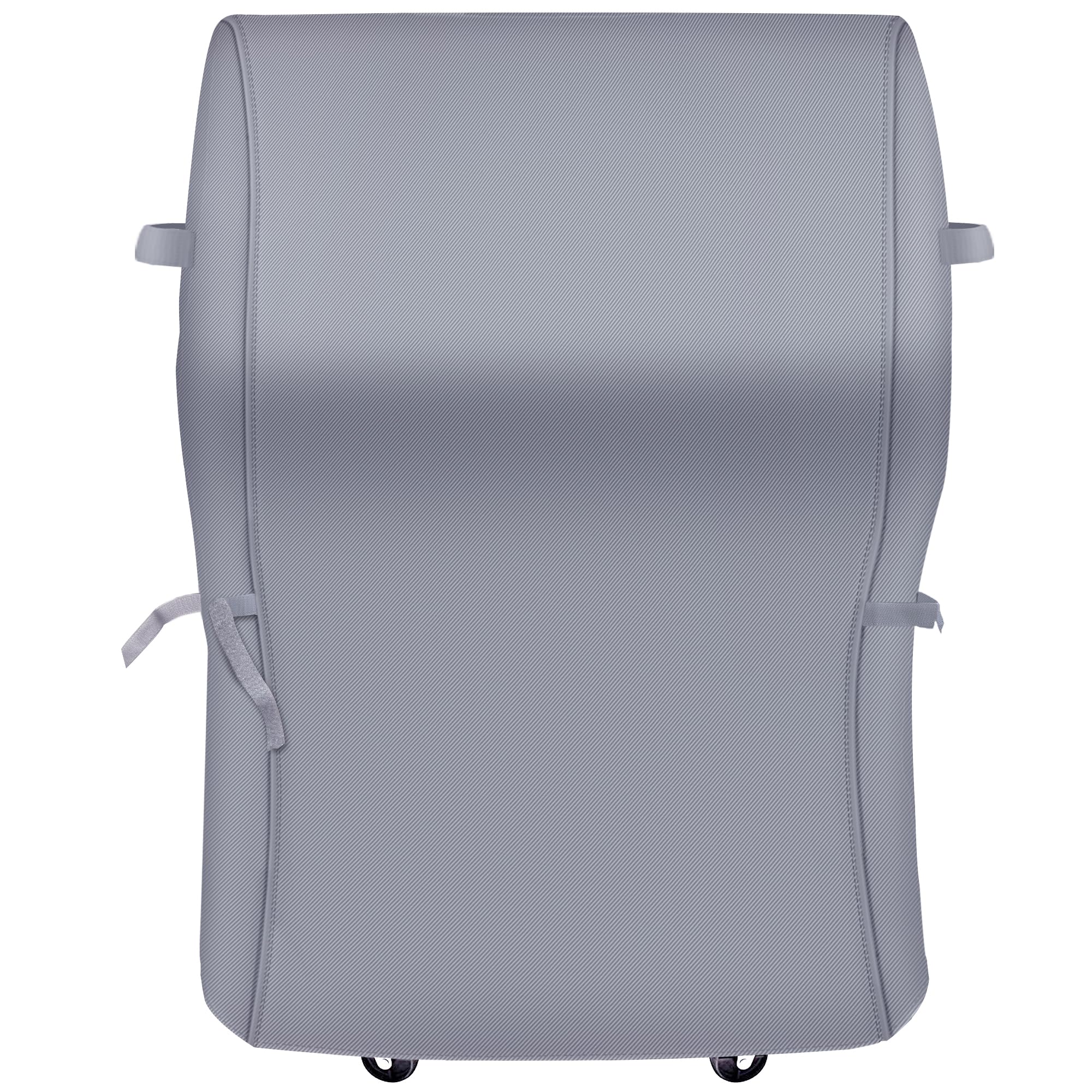 Front view of NEXCOVER 30 Inch Heavy Duty BBQ Grill Cover in gray