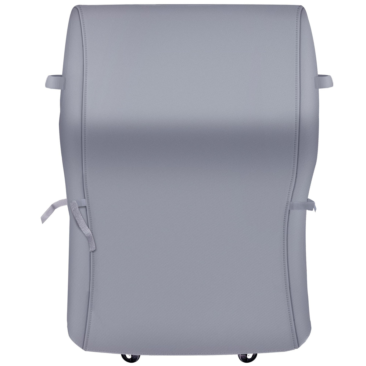 Front view of NEXCOVER 30 Inch Heavy Duty BBQ Grill Cover in gray
