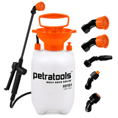 Front view of Petra Pump Sprayer Pro Kit 1 Gallon with white finish