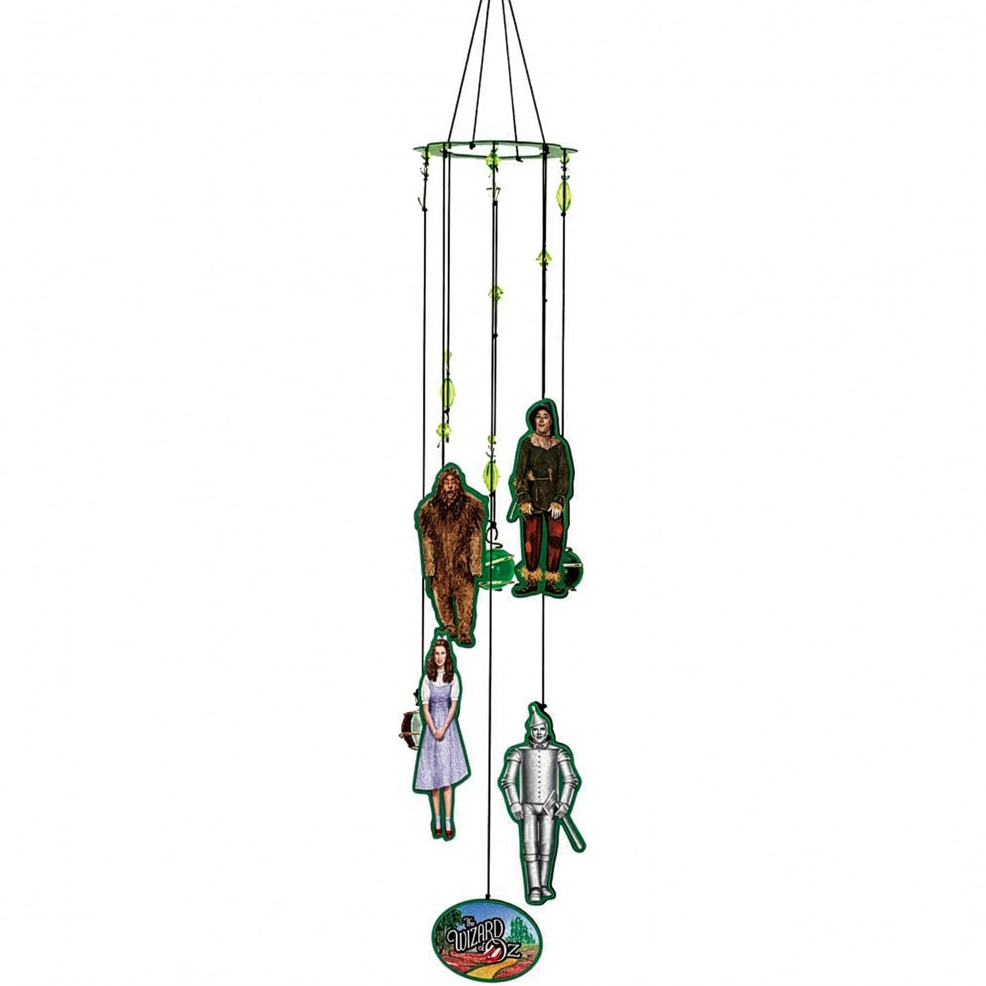 Front view of Spoontiques Wizard of Oz Wind Chime 17 inches