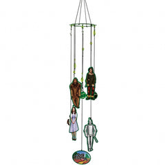 Front view of Spoontiques Wizard of Oz Wind Chime 17 inches