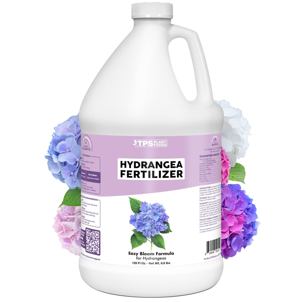 Front view of TPS NUTRIENTS Hydrangea Fertilizer 1 Gallon