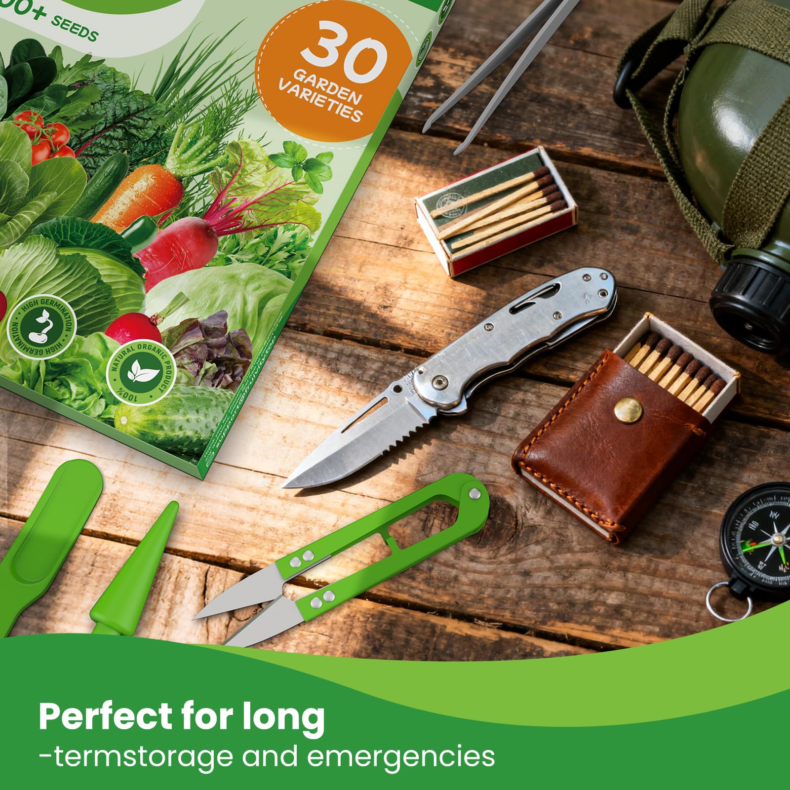 Fruivity Heirloom Seeds Variety Pack in beautiful packaging
