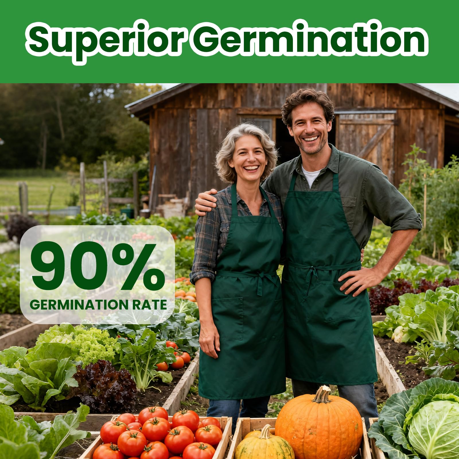 Fruivity zucchini seeds in waterproof packaging