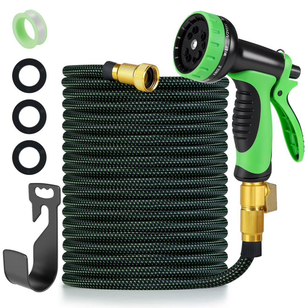 FrutPunch 50 FT garden hose green model with water gun
