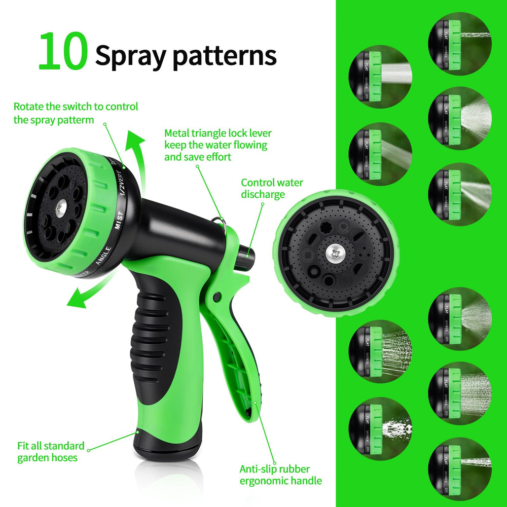 FrutPunch garden hose in use watering garden flowers