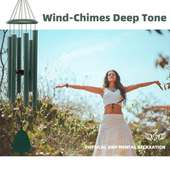 FSVGYY wind chime hanging outdoors in a garden