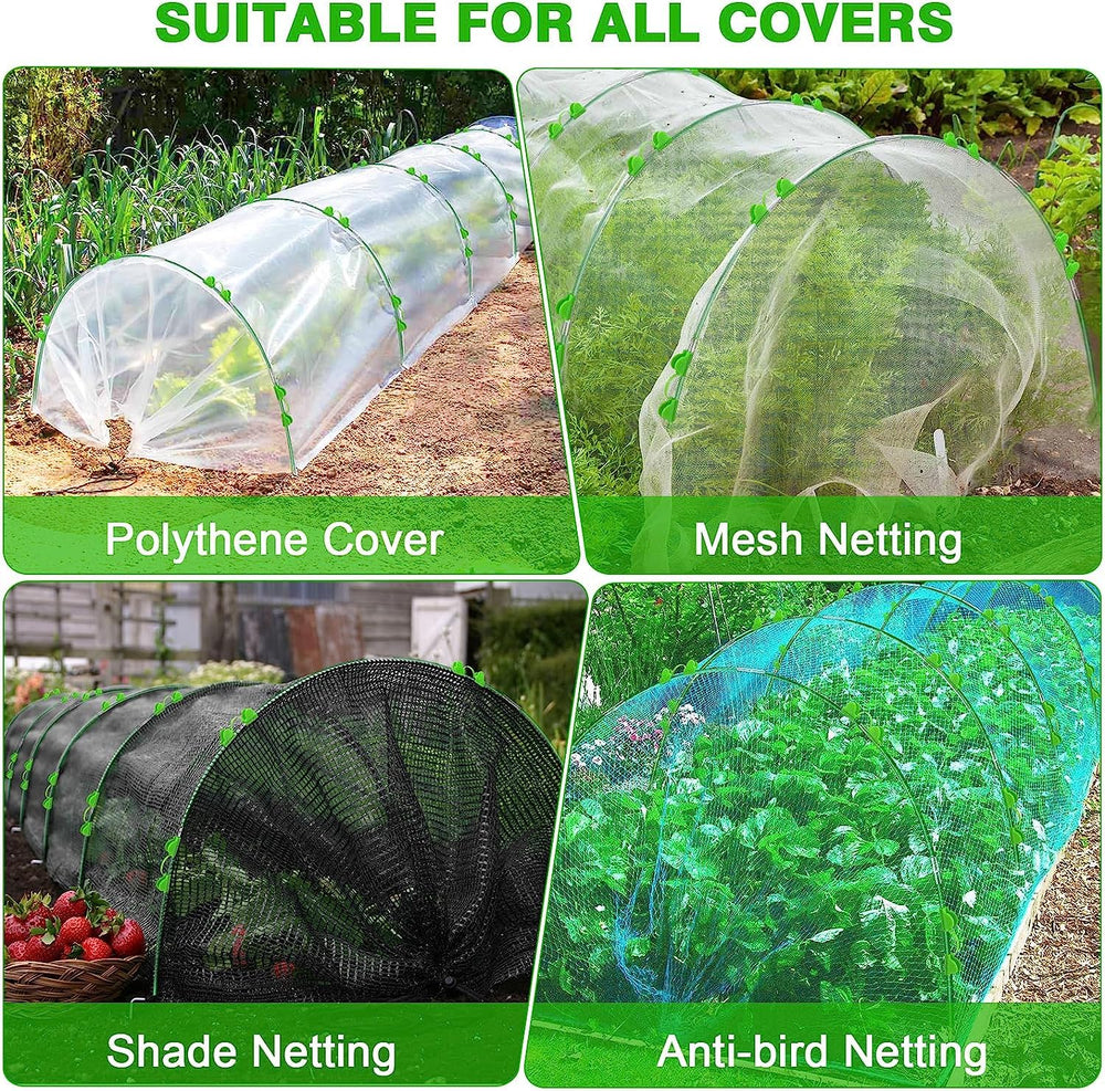 FuBegi adjustable garden hoops in garden