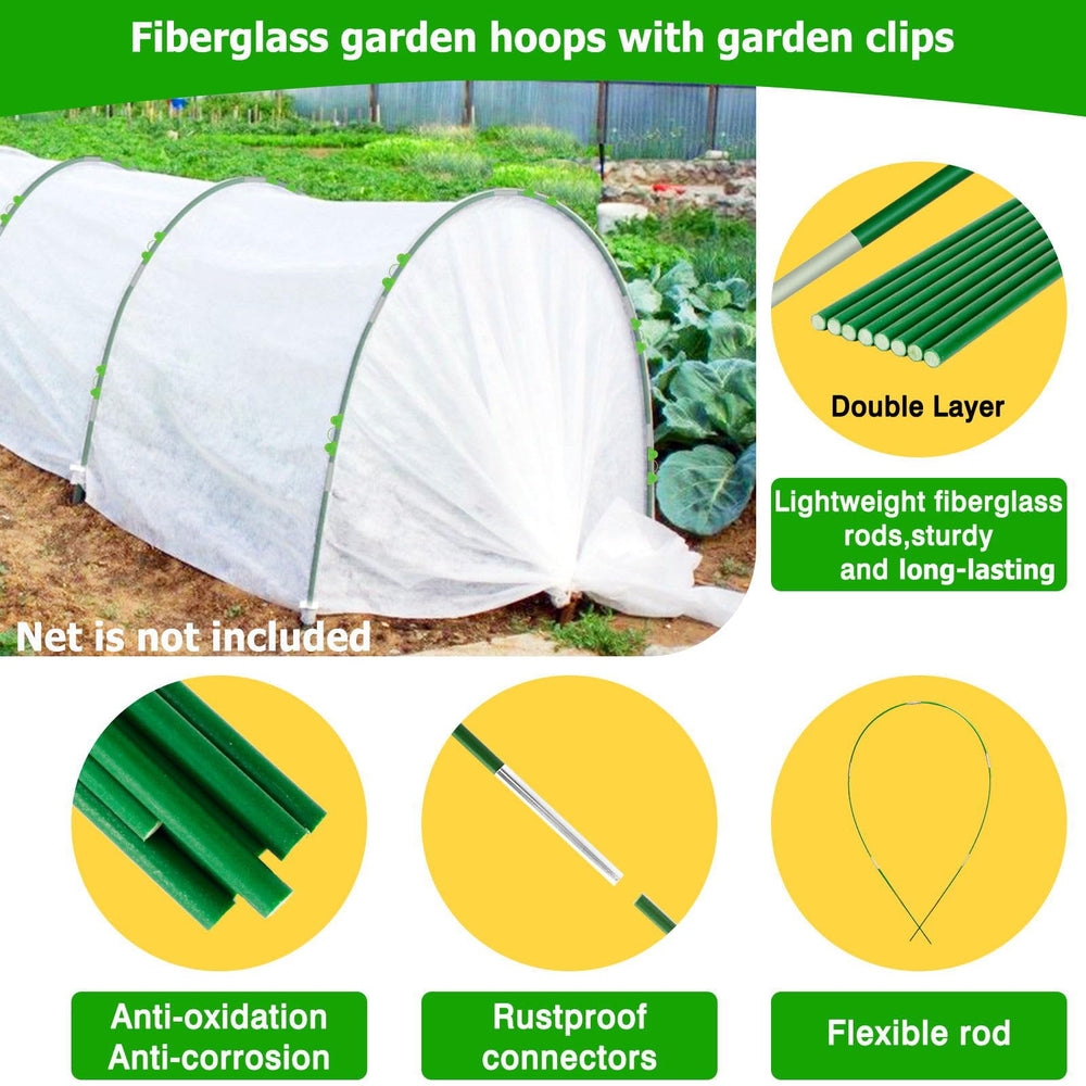 FuBegi garden hoops set with connectors