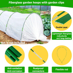 FuBegi garden hoops set with connectors