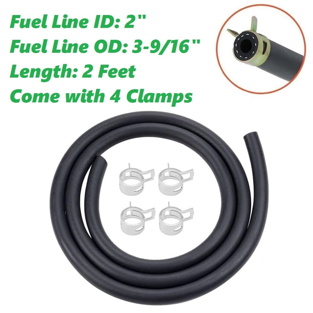 Fuel line and clamps from Annolai FR691V Oil Change Kit