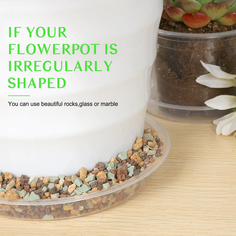 FUIJOL 10 inch clear plant saucer packaging