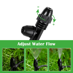 FULAIERGD drip irrigation emitter with 360-degree rotation