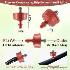 FULAIERGD irrigation drippers package including 60 pieces