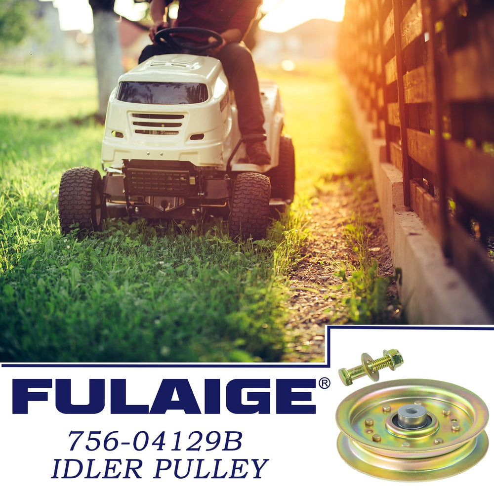 FULAIGE idler pulley 4.25" with hardware kit components