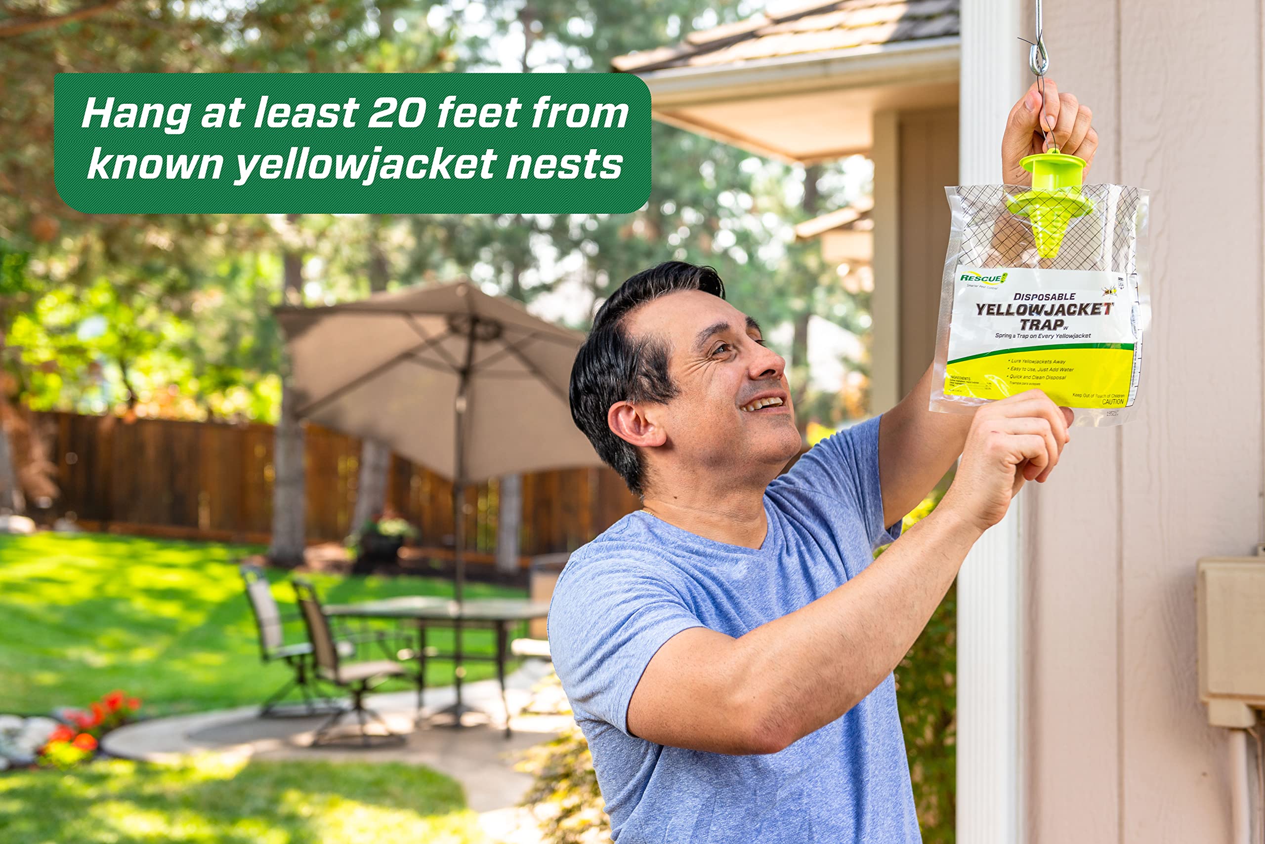 Full pack of RESCUE! Disposable Yellowjacket Traps