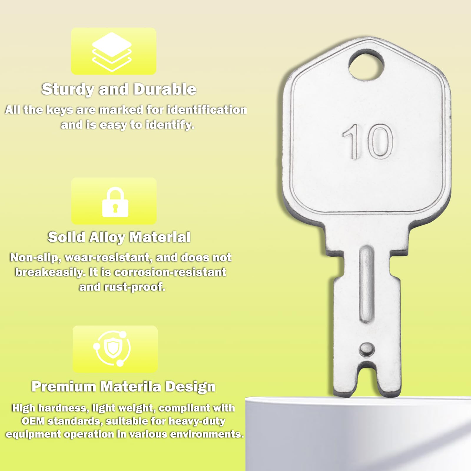 Full package view of WAHLIN PARTS ignition keys