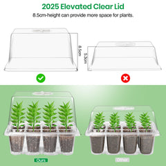 Full view of Bonviee seed starter kit components