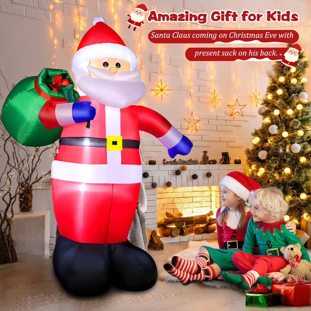 FunFanso inflatable Santa with power cord and stakes