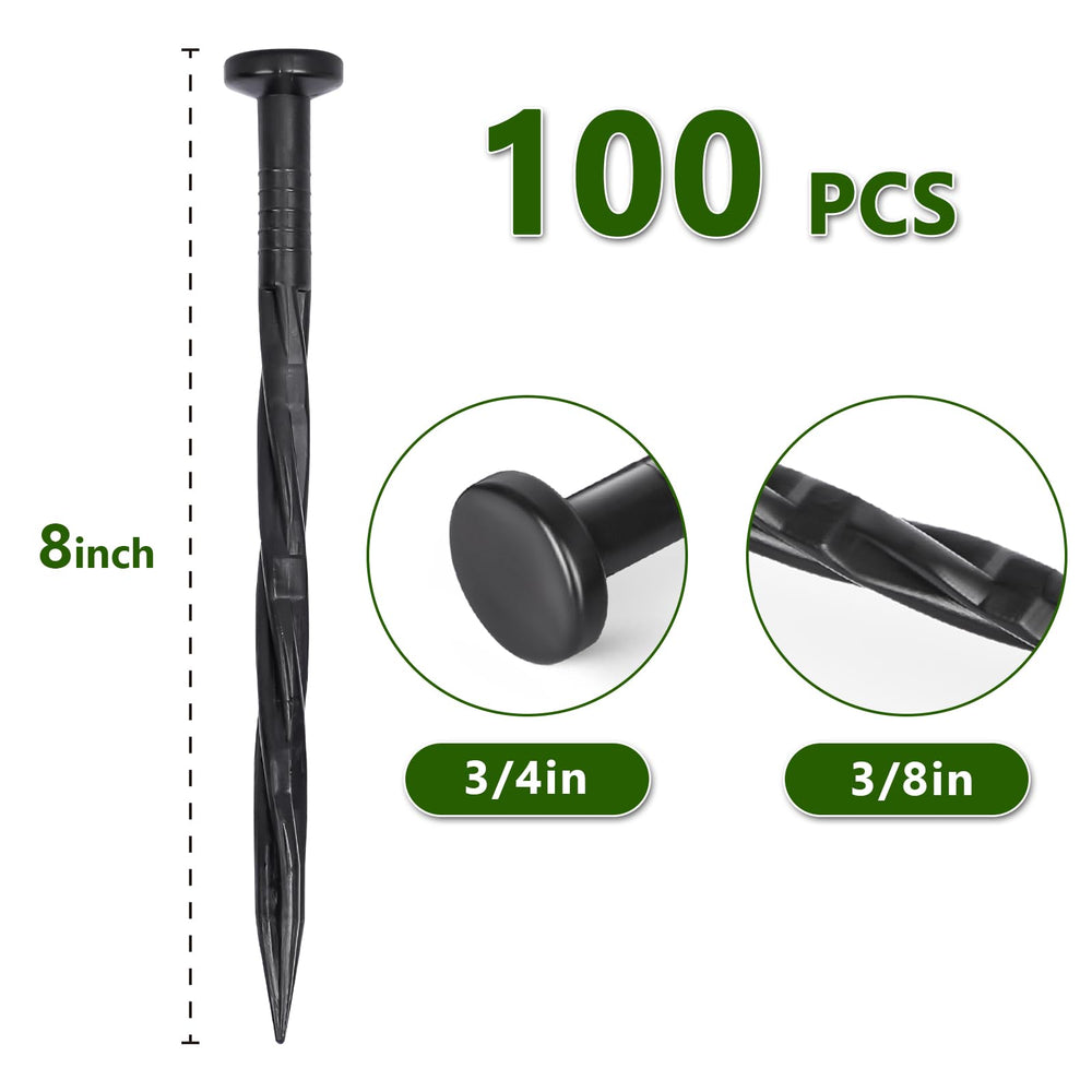 FunFanso landscaping spikes package with 100 pieces