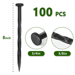 FunFanso landscaping spikes package with 100 pieces