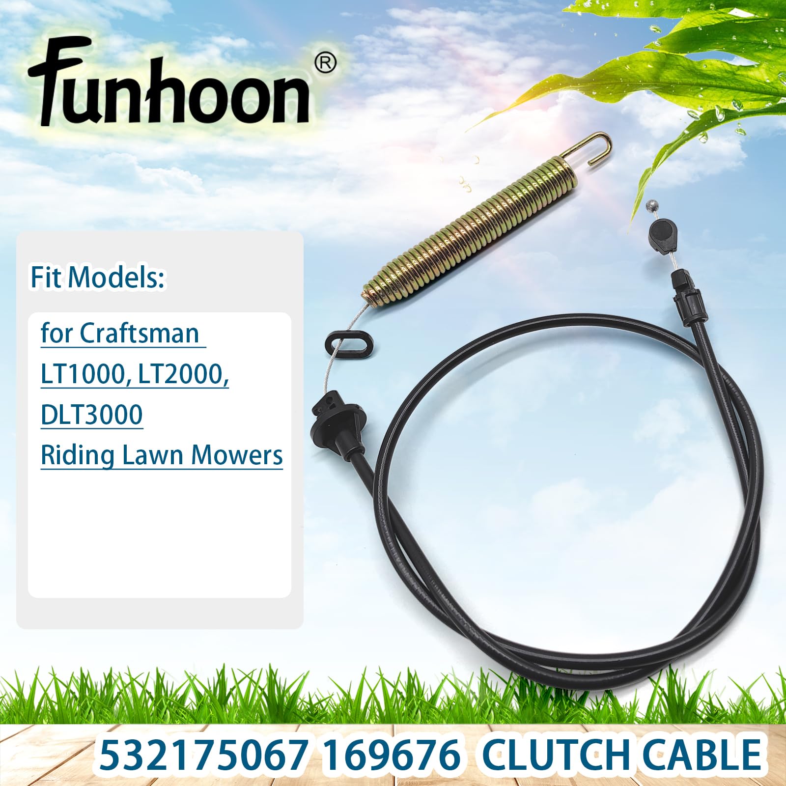 Funhoon 175067 Clutch Cable length measurement