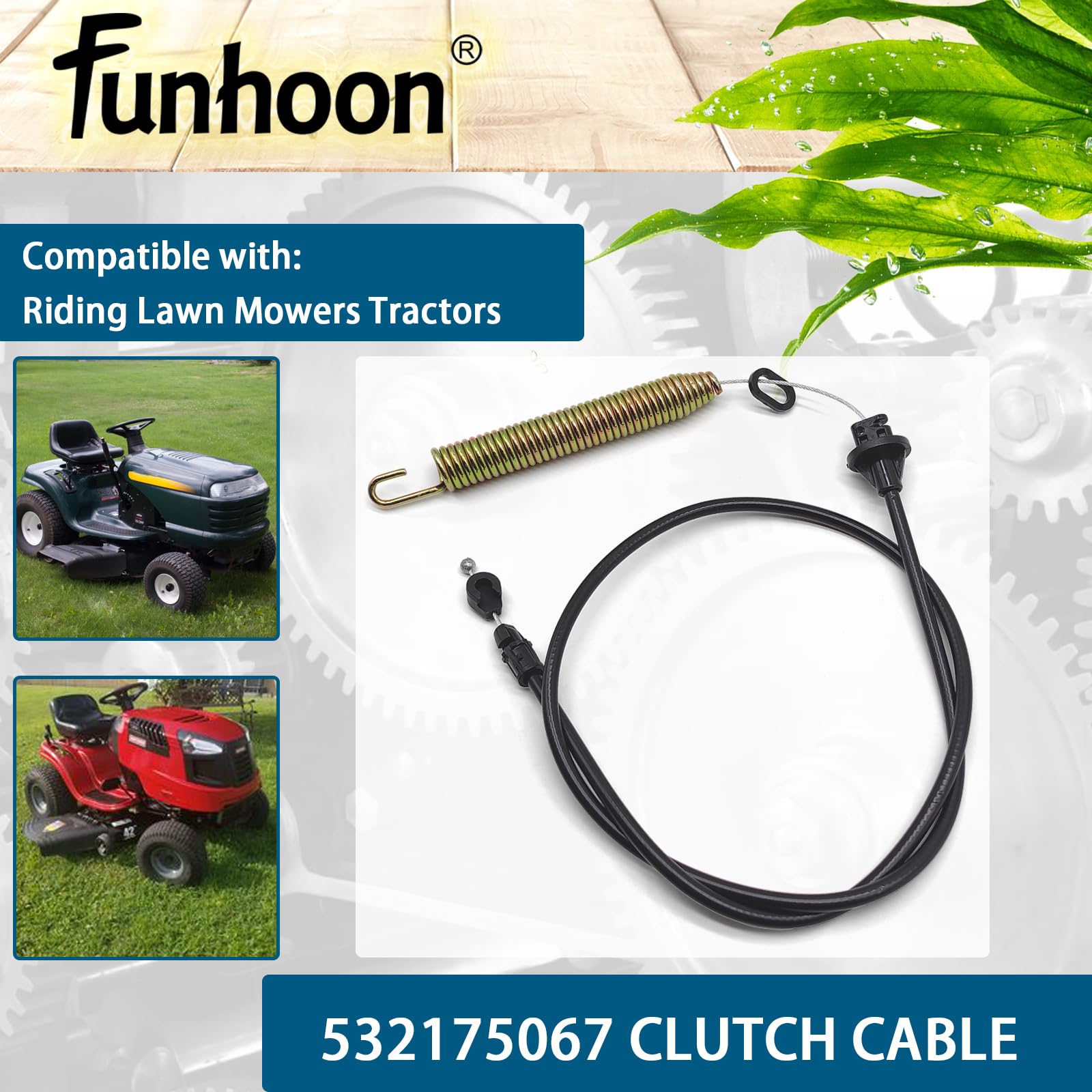 Funhoon 175067 Clutch Cable side view
