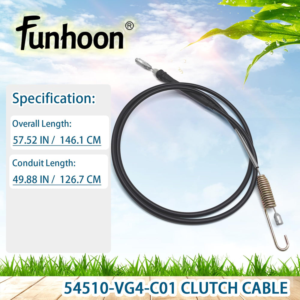 Funhoon Clutch Cable 58-inch length