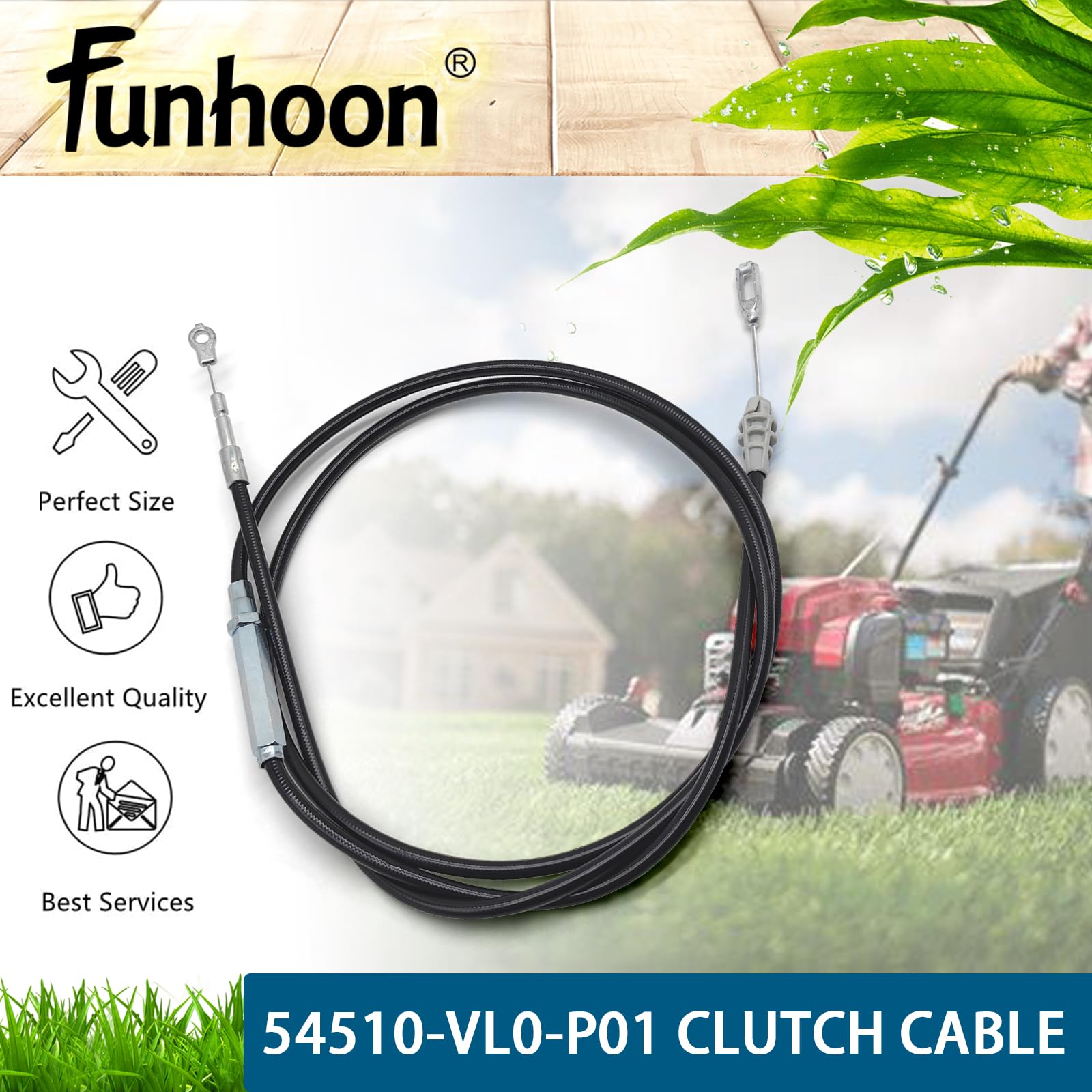 Funhoon Clutch Cable dimensions measurement