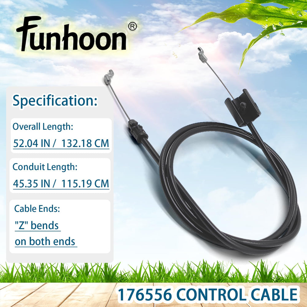 Funhoon throttle control cable Z bend ends