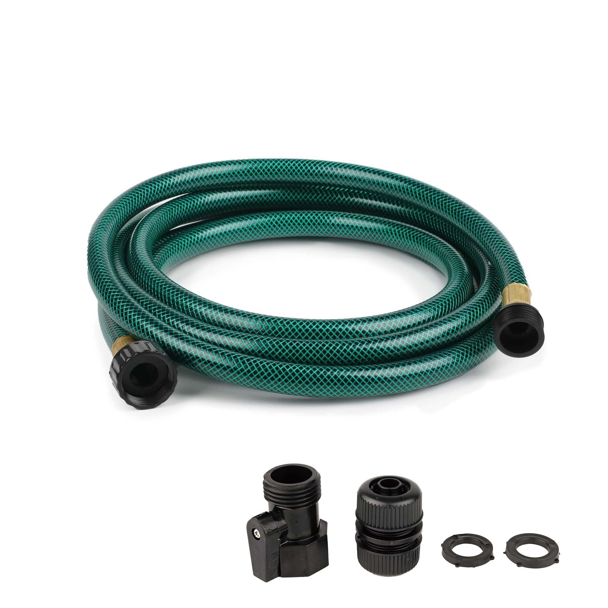 FUNJEE 10FT PVC hose extension green model front view