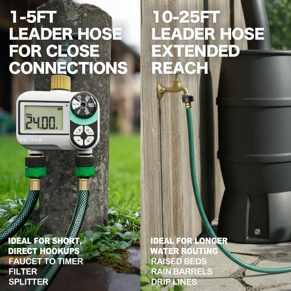 FUNJEE PVC hose in use in a garden setting