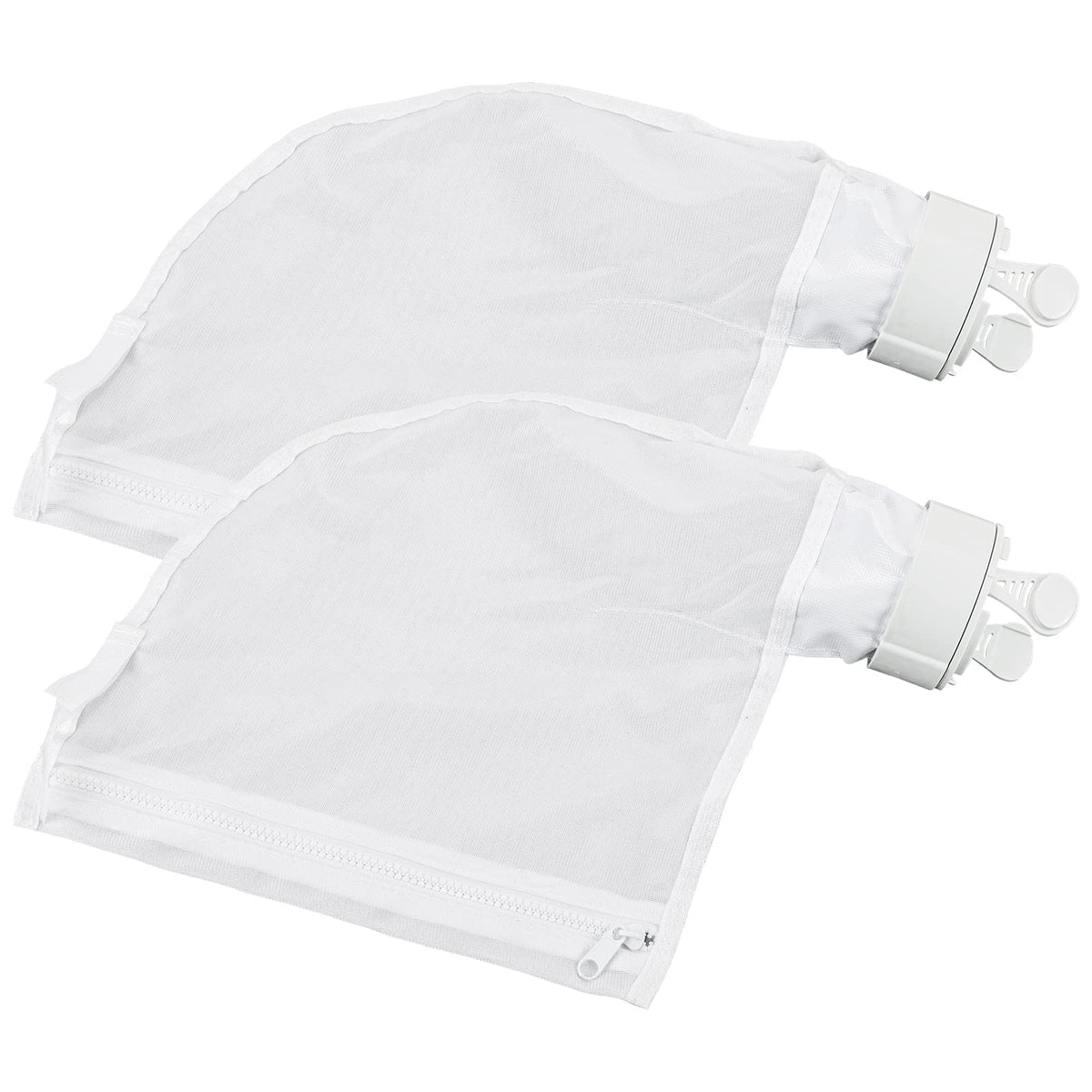 Funmit Pool Spa Zippered Bags for Polaris 280 and 480, white color