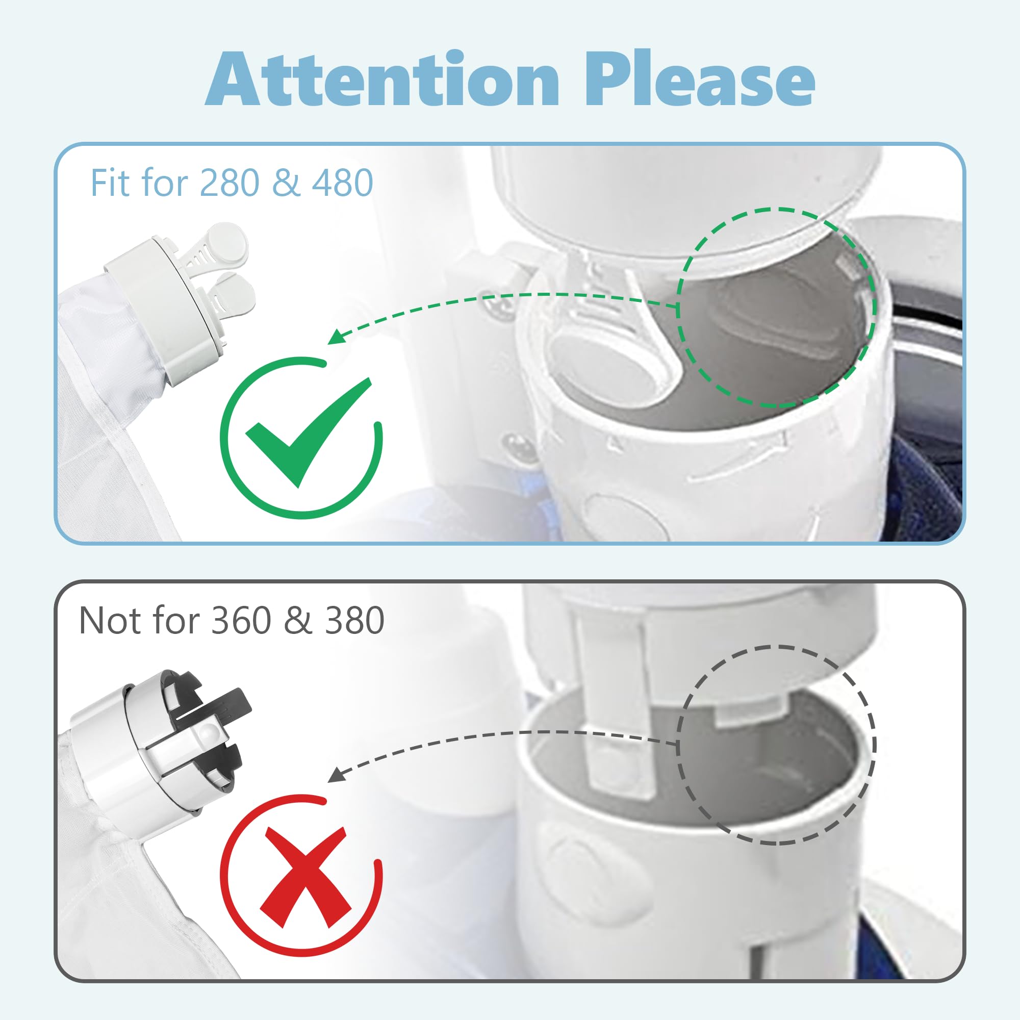Funmit replacement bags for Polaris 280 and 480, packaging view