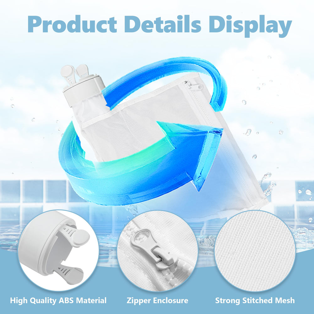 Funmit zippered bags pack of 2 for Polaris pool cleaners