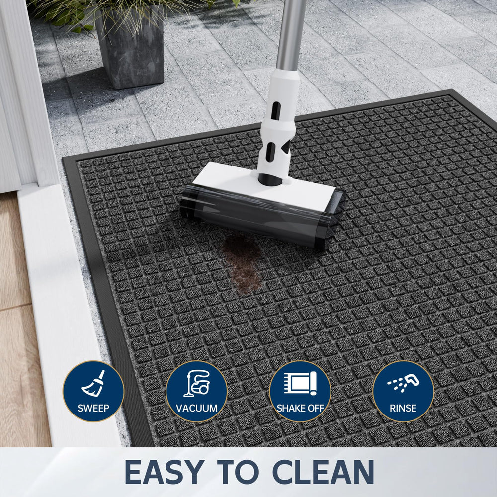 Futurwit doormat in a garden setting