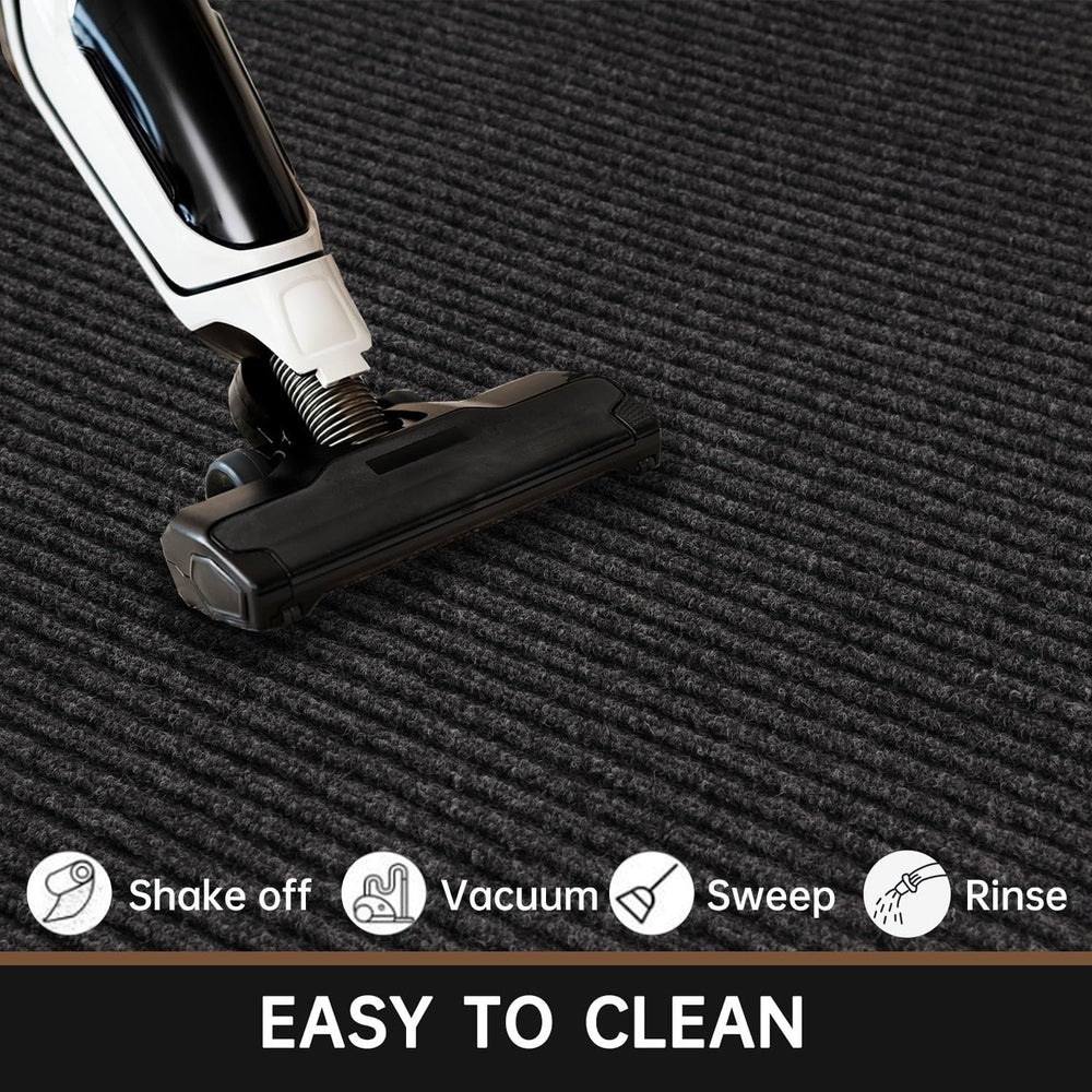 Futurwit Heavy Duty Doormat capturing dirt at entrance