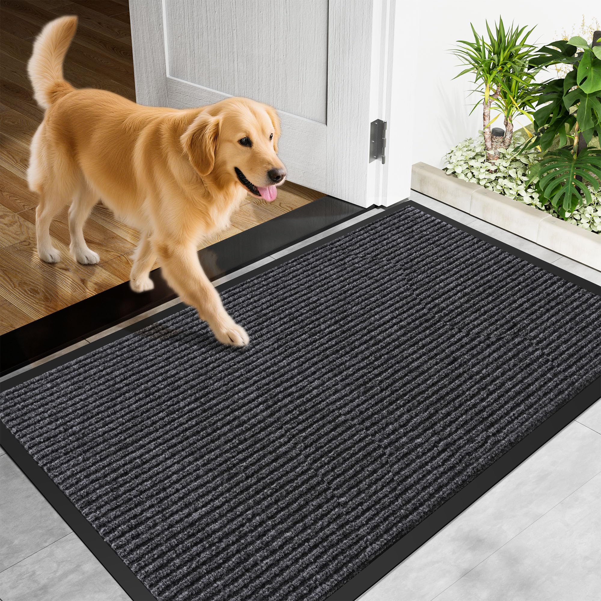 Futurwit Heavy Duty Doormat side view showing thickness