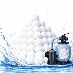 Fwxdbwyl Pool Filter Balls 3.1 lbs front view