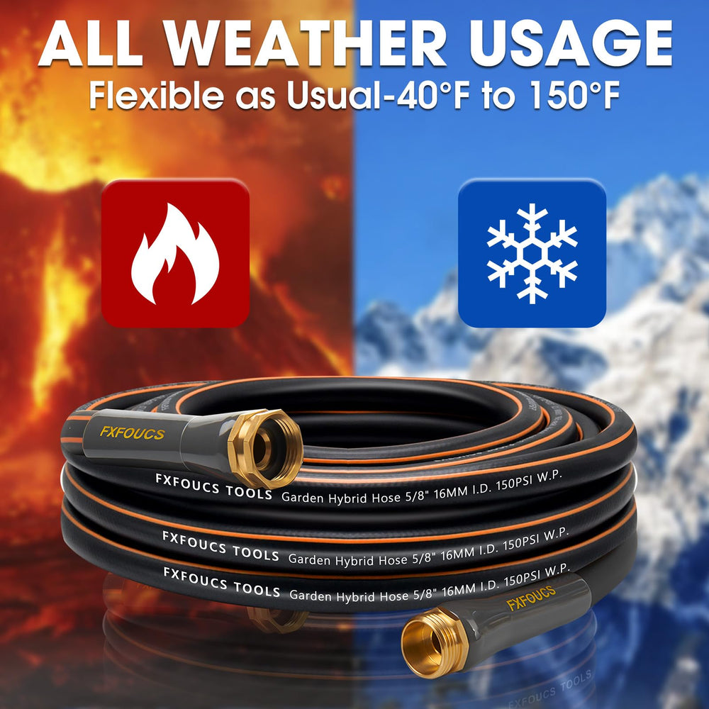 FXFOUCS 25ft hose with high water flow demonstration