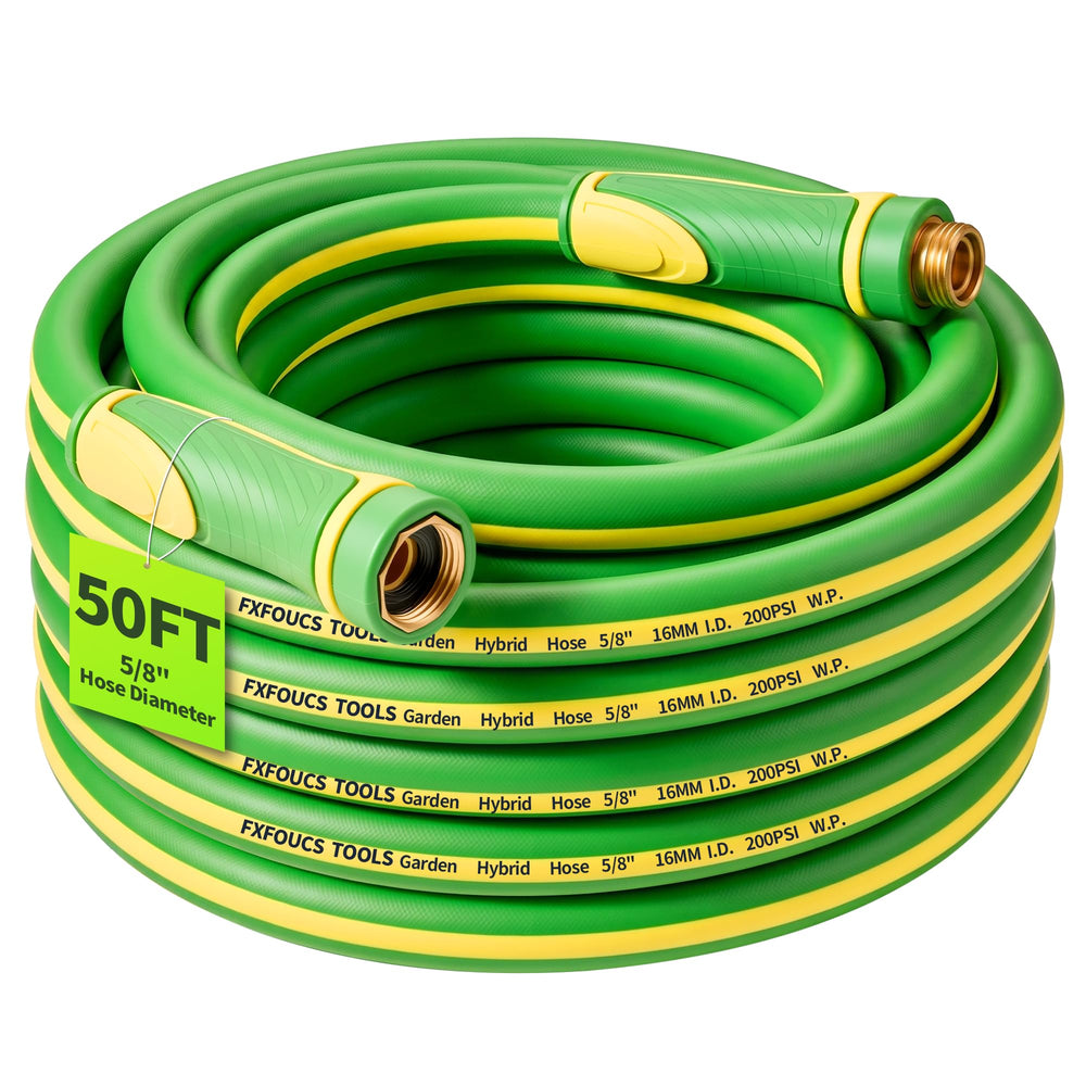 FXFOUCS 50ft garden hose green model front view