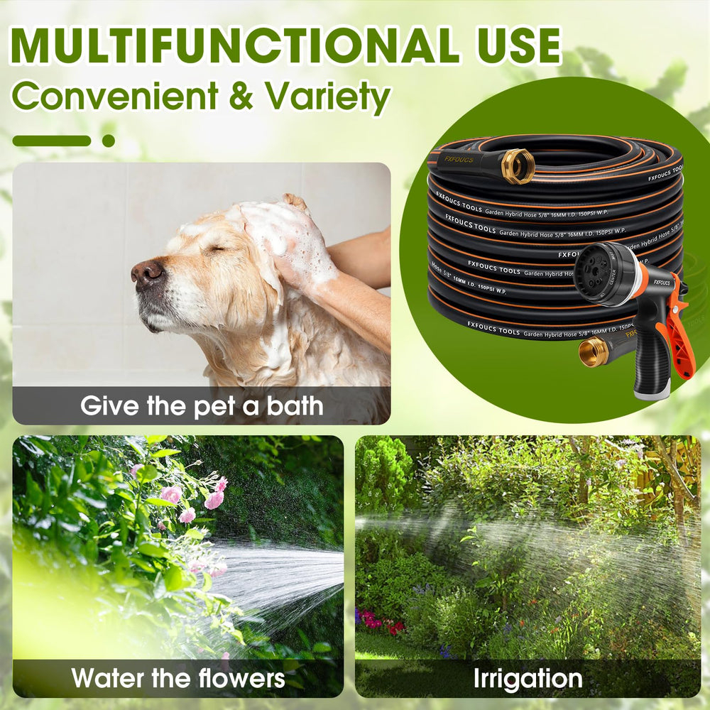 FXFOUCS garden hose demonstrating kink resistance