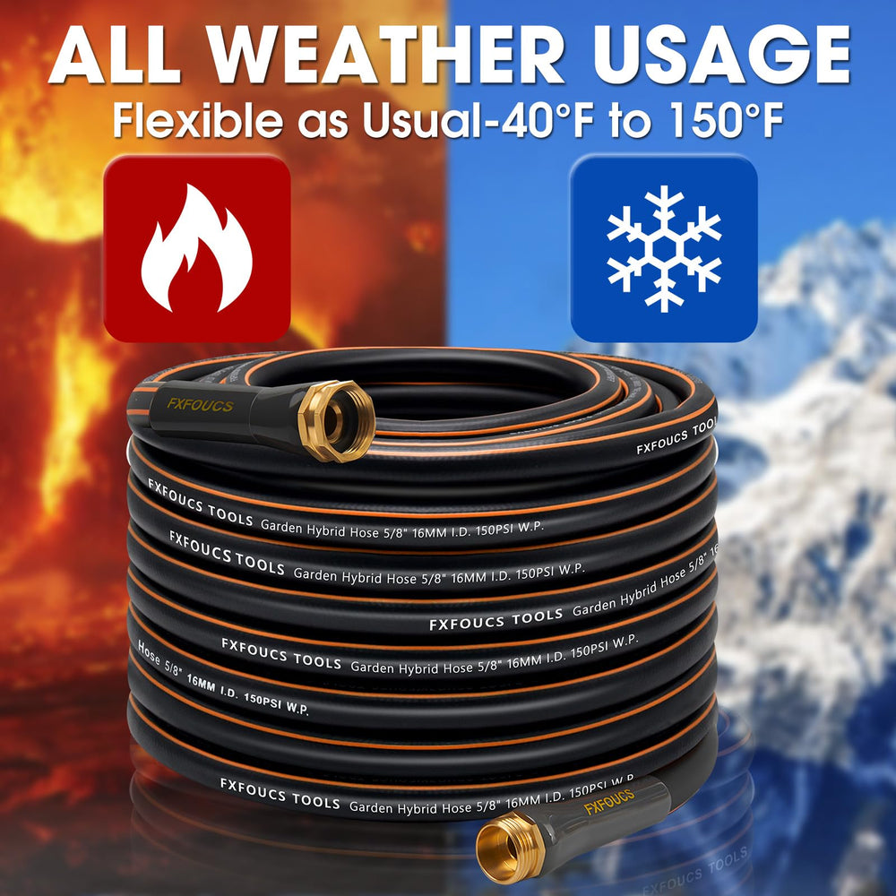 FXFOUCS garden hose packaging and label