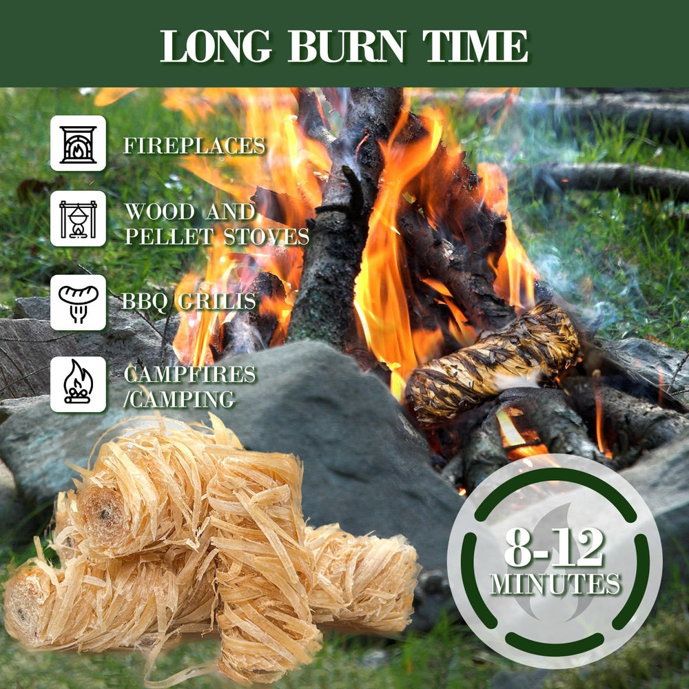 FYSFLYA fire starters being used to ignite a barbecue