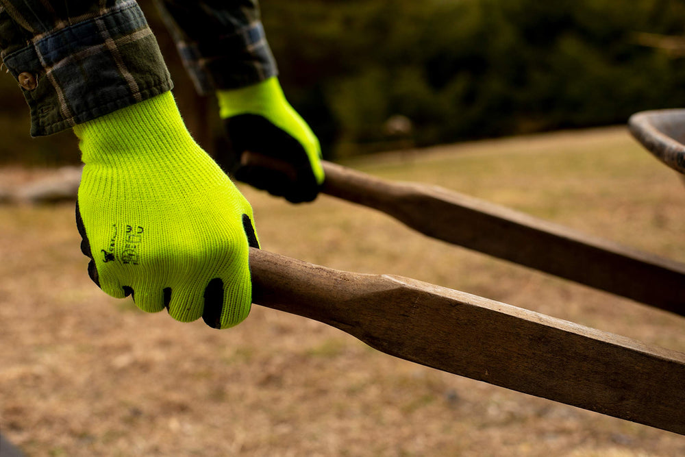 G & F Products Gardening Gloves displayed on a table