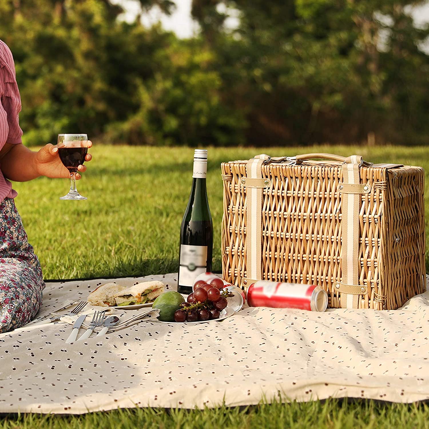 G GOOD GAIN picnic basket dimensions and specs
