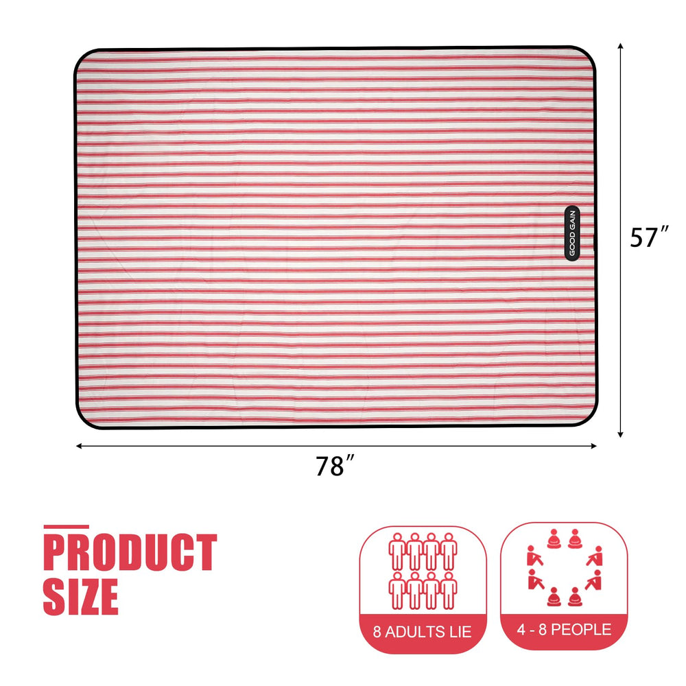 G GOOD GAIN Picnic Blanket waterproof backing material