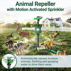 G-Jyuncyou animal repeller in garden setting
