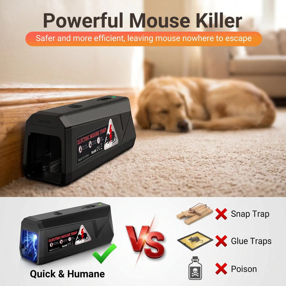 G-Jyuncyou Electric Mouse Trap Zapper in a kitchen setting